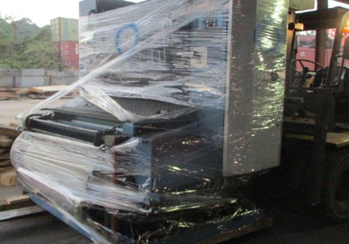 旧印刷机进口报关打包装柜