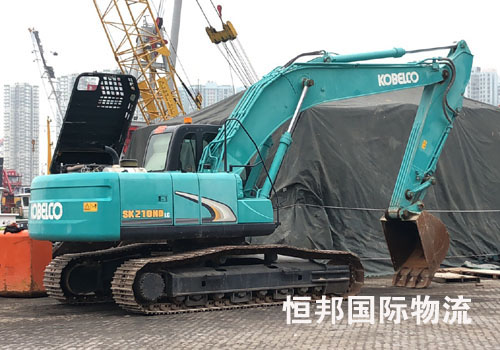 进口二手挖掘机香港中检